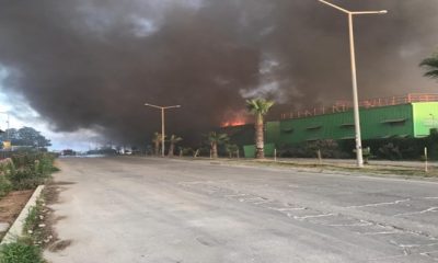 Adana’da nişasta fabrikasında yangın