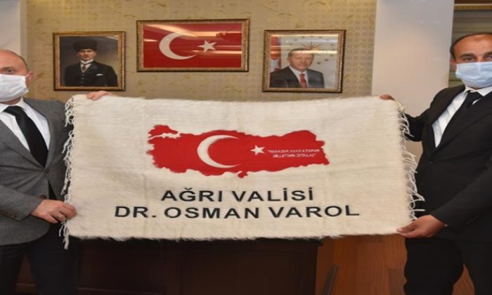 Başkan Samancı `dan Ağrı Valisi Osman Varol `a Ziyaret