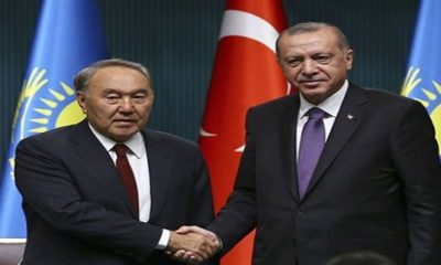 Cumhurbaşkanı Erdoğan,Nazarbayev ile telefonda görüştü