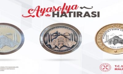 Ayasofya Camii özel hatıra parası basıldı