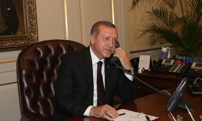 Cumhurbaşkanı Erdoğan liderlerle bayramlaştı