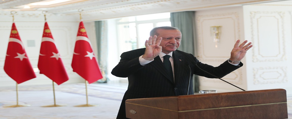 Erdoğan, Çünkü Türkiye, kendi ihtiyacını karşılamanın ötesinde