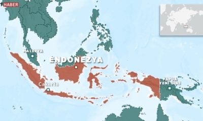 Endonezya’da, 6,8 ve 6,9 büyüklüğünde iki deprem