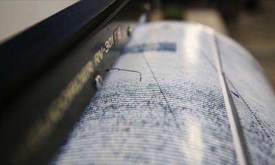 Ege Denizi açıklarında 5,3 büyüklüğünde deprem meydana geldi.