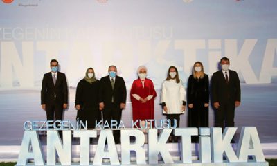 Antarktika” belgeselinin ilk gösterimi, Emine Erdoğan’ın ev sahipliğinde Cumhurbaşkanlığı Külliyesinde gerçekleştirildi