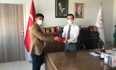 Aziz Akkuş`tan Diyarbakır İl Sağlık Müdürü Tekin `e Ziyaret