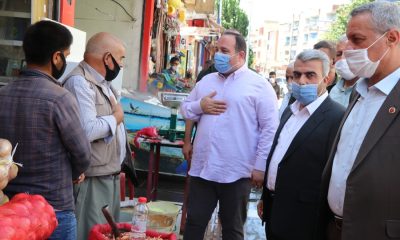 Viranşehir Belediye Başkanı Salih Ekinci Ekibi ile esnaflarını ziyaret etti