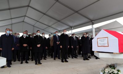 Cumhurbaşkanı Erdoğan, Mesut Yılmaz’ın cenaze törenine katıldı