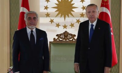Cumhurbaşkanı Erdoğan, Afganistan Millî Uzlaşı Yüksek Konseyi Başkanı Abdullah ile görüştü