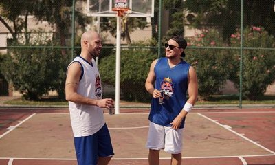 Ben Fero ve Anıl Piyancı basketbolda birbirlerine meydan okudular