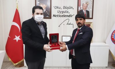 Aziz Akkuş `tan Ağrı Belediye Başkanı Savcı Sayan `a Ziyaret