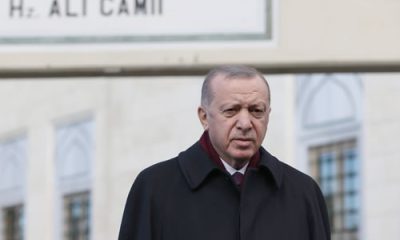Cumhurbaşkanı Recep Tayyip Erdoğan, Cuma namazını Hazreti Ali Camii’nde kıldı