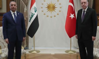 Irak Başbakanı Kazımi Cumhurbaşkanlığı Külliyesinde
