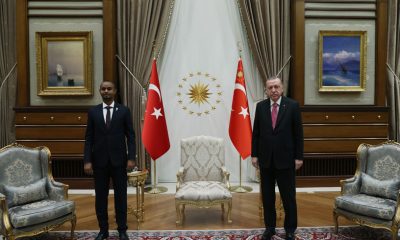 Cumhurbaşkanı Erdoğan, Somali Adalet Bakanı Nur’u kabul etti