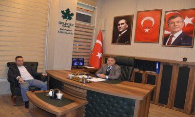 Başkan Mehmet Danaoğlu `ndan Gelecek Partisi Gaziantep İl Başkanı Bekir Öztekin `e Ziyaret