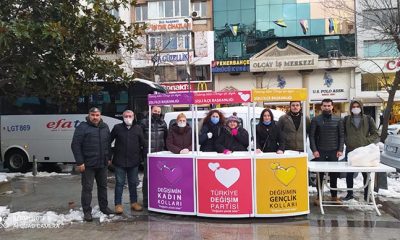 Türkiye Değişim Partisi Şişli’de halkın içini ısıttı