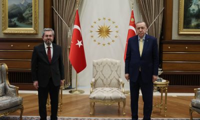 Cumhurbaşkanı Erdoğan, Ankara Üniversitesi Rektörü Prof. Dr. Ünüvar’ı kabul etti