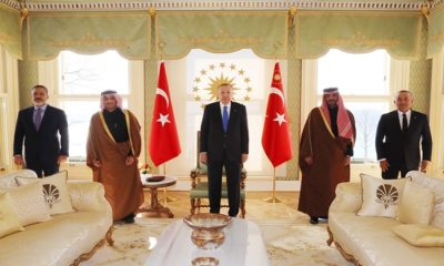 Cumhurbaşkanı Erdoğan, Katar Dışişleri Bakanı Al Sani’yi kabul etti