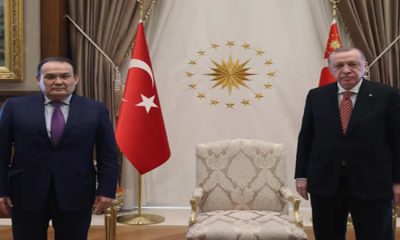 Cumhurbaşkanı Erdoğan, Türk Konseyi Genel Sekreteri Amreyev’ i kabul etti
