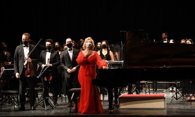 Kadıköy Belediyesi Pandemi Orkestrası, Süreyya Operası’nda şef İbrahim Yazıcı ve piyanist Gülsin Onay’la sahne aldı