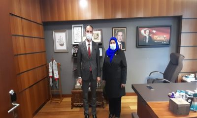 Mustafa Sungur Ülger `den AK Parti Kahramanmaraş Milletvekili Habibe Öçal` a Ziyaret