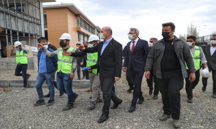 Bakan Soylu Bingöl’de İncelemelerde Bulundu