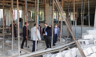 Haliliye Belediye Başkanı Mehmet Canpolat, Göbekli Tepe Kültür evinde incelemelerde bulundu
