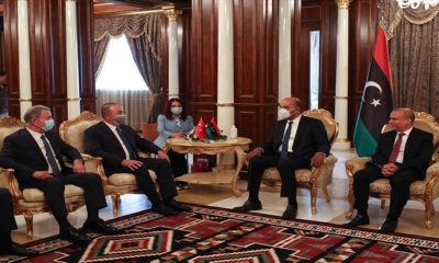 Bakan Akar ve Dışişleri Bakanı Çavuşoğlu Libya Başkanlık Konseyi Üyeleri ile Bir Araya Geldi