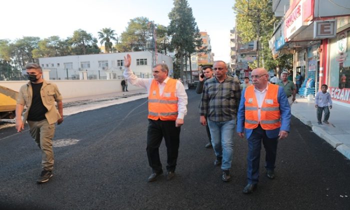 BAŞKAN BEYAZGÜL BİRECİK’TE YÜRÜTÜLEN ASFALT ÇALIŞMALARINI İNCELEDİ