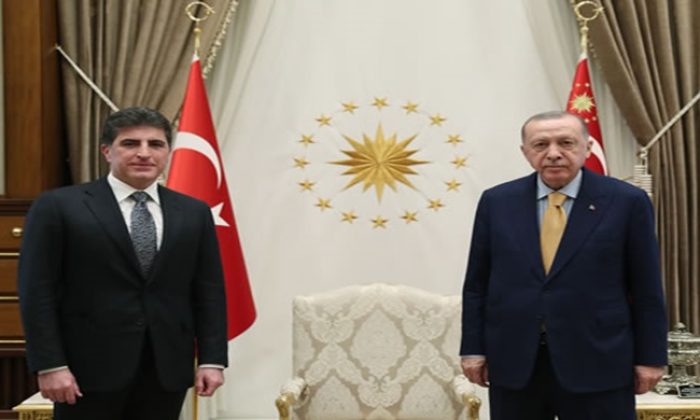 Cumhurbaşkanı Erdoğan, IKBY Başkanı Barzani’yi kabul etti