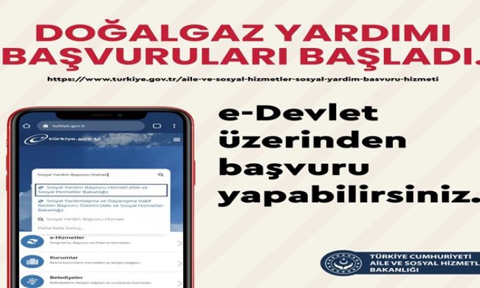 Doğalgaz yardımı için başvurular başladı