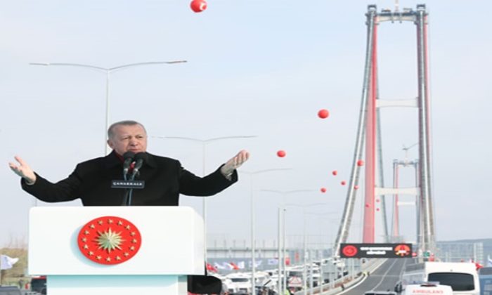 Cumhurbaşkanı Erdoğan, 1915 Çanakkale Köprüsü’nün açılışını yaptı