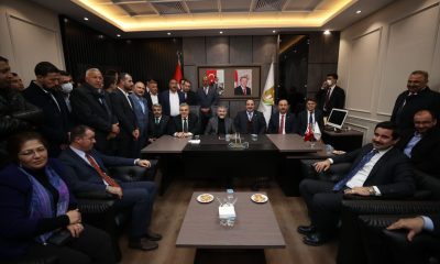 Bakan Nureddin Nebati, Viranşehir Belediye Başkanı Salih Ekinci’yi makamında ziyaret etti