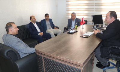 Viranşehir Belediye Başkanı Salih Ekinci, ilçede yeniden güven tazeleyen oda başkanlarına hayırlı olsun ziyareti