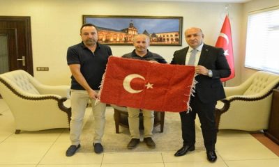 Büyük Türkiye Partisi Batman İl Başkanı Mahsum Batu ` dan Vali Yardımcısı Abdullah Çiftçi ` ye ziyaret