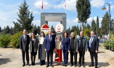Cumhurbaşkanı Ersin Tatar, eski Kıbrıs Türk Federe Devleti Başbakanı Osman Örek için düzenlenen anma törenine katıldı