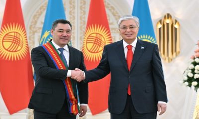 Мемлекет басшысы Қырғызстан Президенті Садыр Жапаровты І дәрежелі «Достық» орденімен марапаттады
