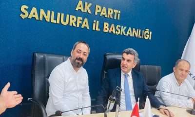 İŞ ADAMI MEHMET YAŞAR`DAN AK PARTİ ŞANLIURFA İL BAŞKANI MEHMET İLHAMİ GÜNBEGİ `YE ZİYARET