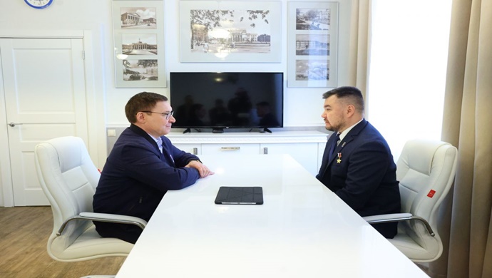 Владимир Якушев предложил Герою РФ Владимиру Сайбелю стать координатором направления народной программы «Единой России» по поддержке участников СВО