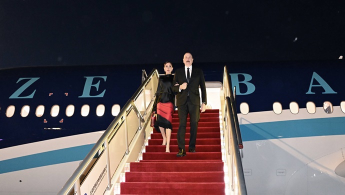 İlham Aliyev, resmi ziyaret için Çin’e geldi