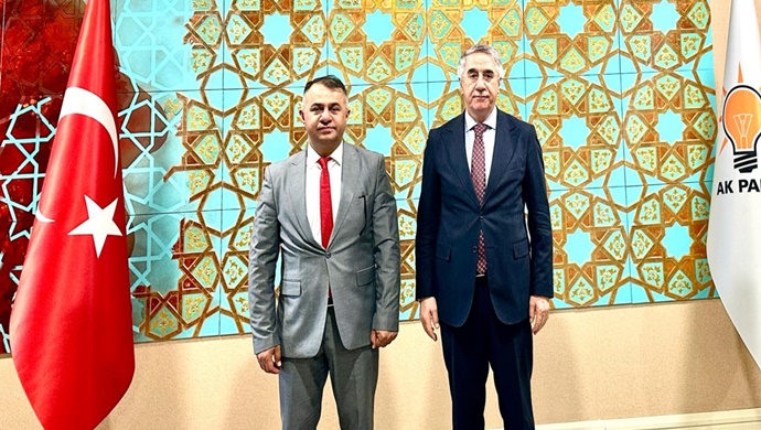 US-SEN Genel Başkanı Bekir Ayaz’dan AK Parti MKYK Üyesi Mücahit Yanılmaz’a Nezaket Ziyareti