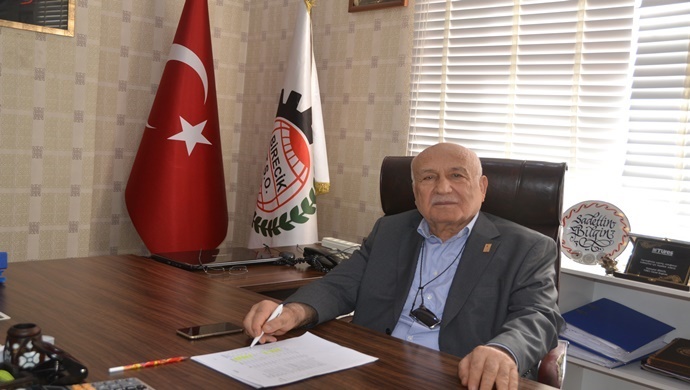 BİRECİK TİCARET VE SANAYİ ODASI BAŞKANI SADETTİN BİLGİN `DEN 1 MAYIS EMEK VE DAYANIŞMA GÜNÜ KUTLAMA MESAJI