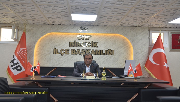 CHP BİRECİK İLÇE BAŞKANI HASAN KURT `TAN KURBAN BAYRAMI MESAJI