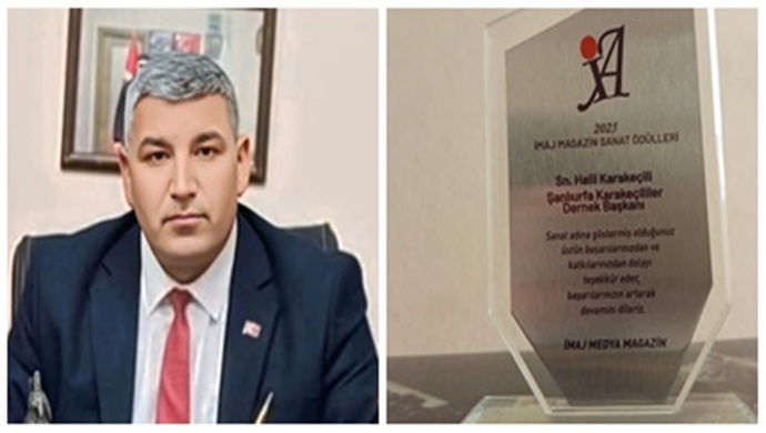 HALİL KARAKEÇİLİ 2025 İMAJ MAGAZİN SANAT ÖDÜLLERİNE LAYIK GÖRÜLDÜ