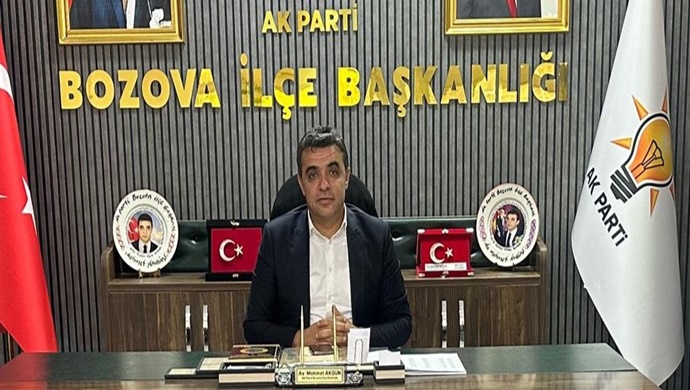 AK PARTİ BOZOVA İLÇE BAŞKANI AVUKAT MEHMET AKGÜN `DEN 19 EKİM MUHTARLAR GÜNÜ MESAJI