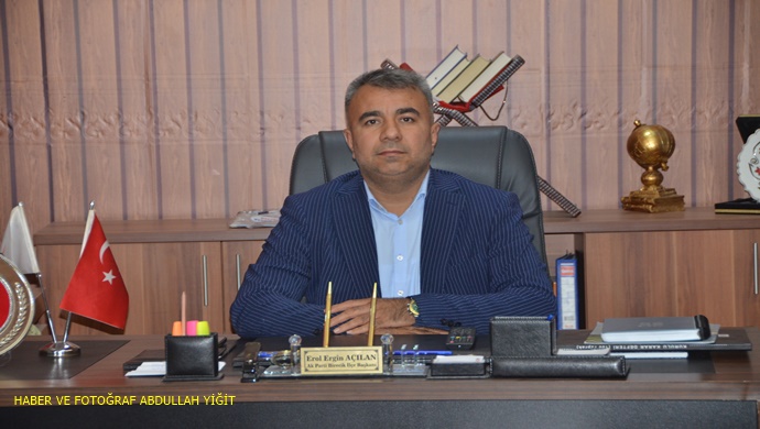 AK PARTİ BİRECİK İLÇE BAŞKANI EROL ERGİN AÇILAN `DAN 19 EKİM MUHTARLAR GÜNÜ MESAJI
