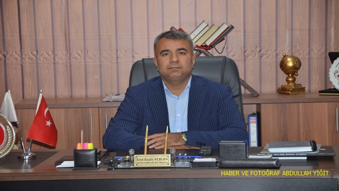 AK PARTİ BİRECİK İLÇE BAŞKANI EROL ERGİN AÇILAN `DAN 24 KASIM ÖĞRETMENLER GÜNÜ MESAJI