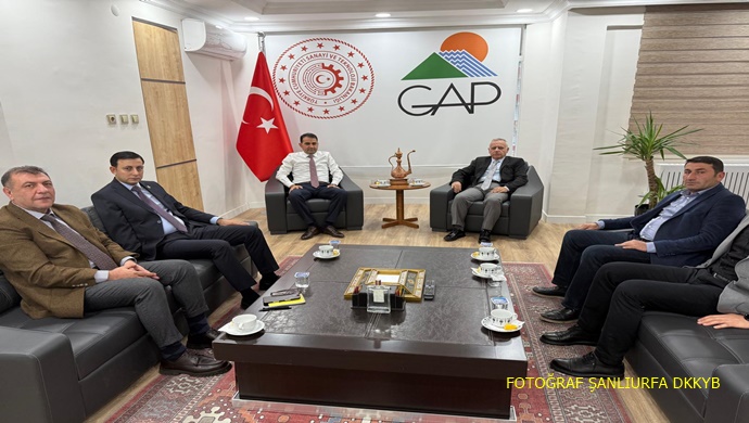 MÜDÜR SÖĞÜT VE BAŞKAN EYYÜPOĞLU`NDAN GAP İDARESİ BAŞKANI MARAL`A ZİYARET
