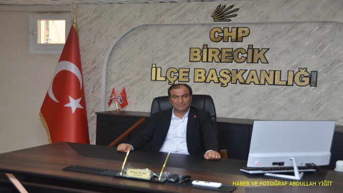 CHP BİRECİK İLÇE BAŞKANI HASAN KURT `TAN YENİ YIL MESAJI