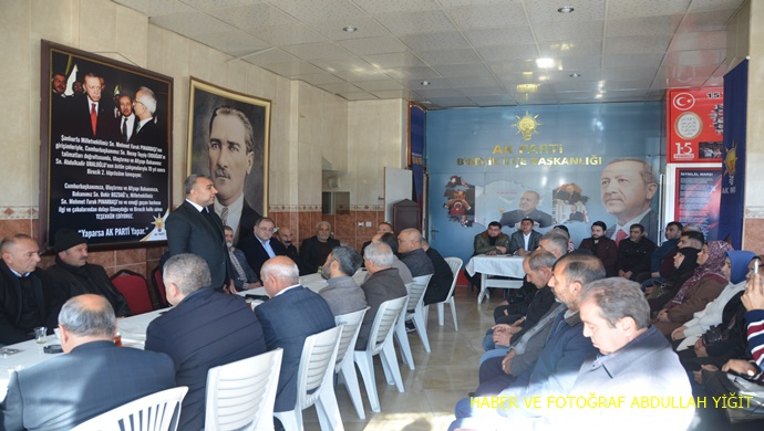 AK Parti Birecik Ocak Ayı İlçe Danışma Meclis Toplantısı Yapıldı